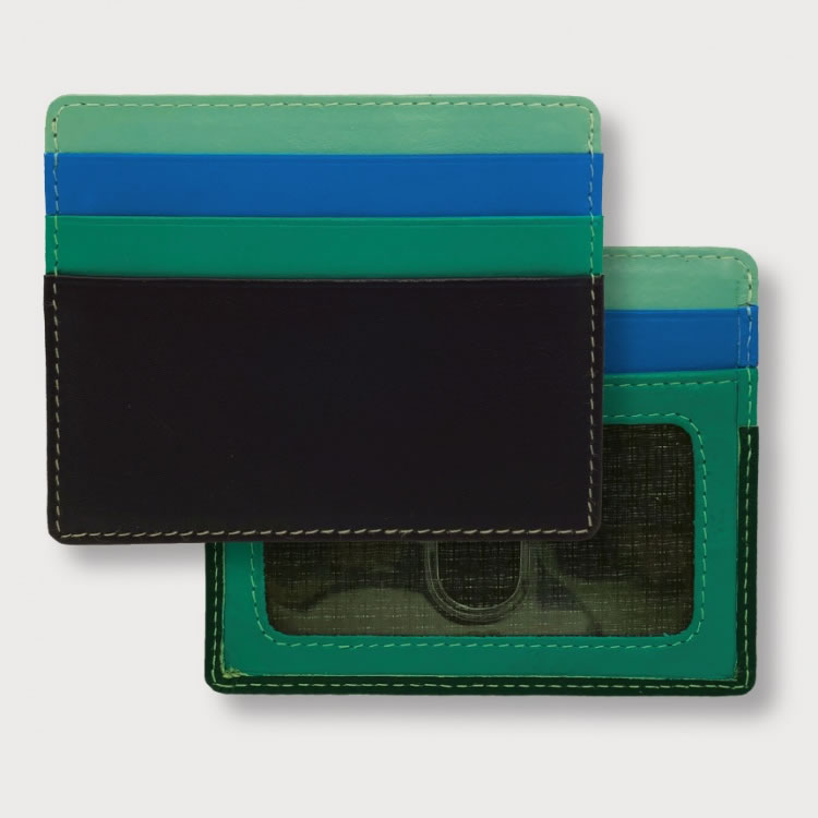 Minimalist Card Holder (Multi Blue)